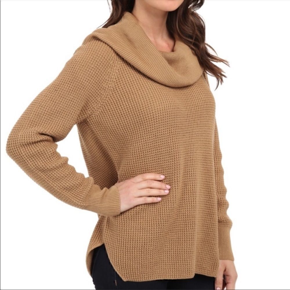Michael Michael Kors Tan Cowl Sweater